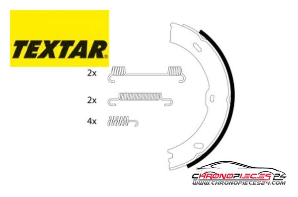 Achat de TEXTAR 91066800 Jeu de mâchoires de frein, frein de stationnement pas chères