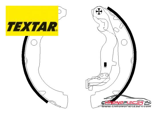 Achat de TEXTAR 91082900 Jeu de mâchoires de frein pas chères