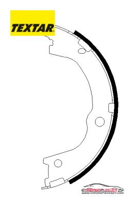 Achat de TEXTAR 91079600 Jeu de mâchoires de frein, frein de stationnement pas chères
