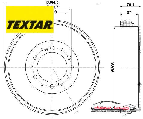 Achat de TEXTAR 94038800 Tambour de frein pas chères