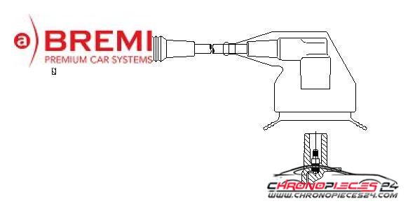 Achat de BREMI 131/75 Câble d'allumage pas chères