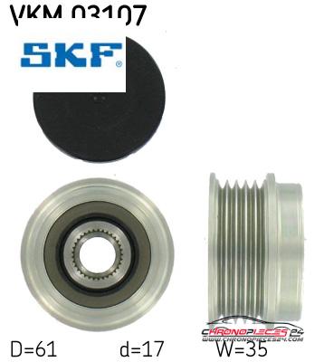 Achat de SKF VKM 03107 POULIE A ROUE LIBRE pas chères