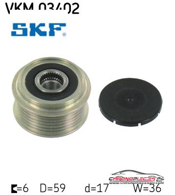 Achat de SKF VKM 03402 POULIE A ROUE LIBRE pas chères