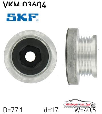 Achat de SKF VKM 03604 POULIE A ROUE LIBRE pas chères