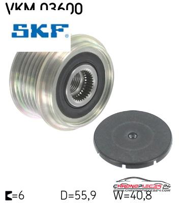 Achat de SKF VKM 03600 POULIE A ROUE LIBRE pas chères