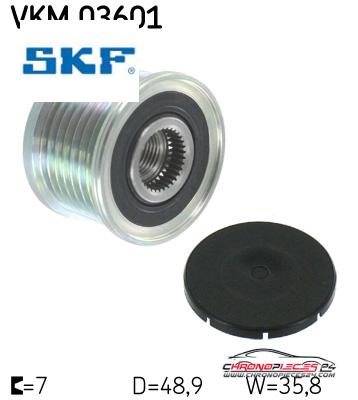 Achat de SKF VKM 03601 POULIE A ROUE LIBRE pas chères