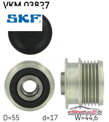 Achat de SKF VKM 03827 POULIE A ROUE LIBRE pas chères