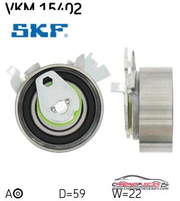 Achat de SKF VKM 15402 GALET TEND.DISTR. pas chères