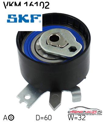 Achat de SKF VKM 16102 GALET TEND.DISTR. pas chères