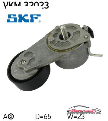 Achat de SKF VKM 32023 GALET COUR AUX FIAT pas chères