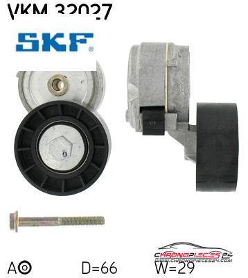 Achat de SKF VKM 32027 GALET COUR AUX FIAT pas chères