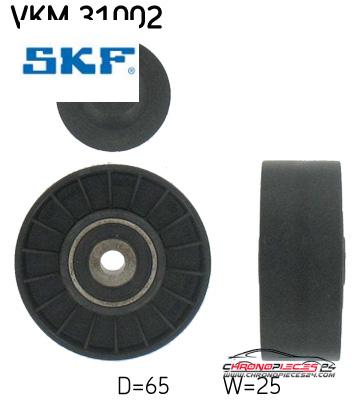 Achat de SKF VKM 31002 GALETS  COURR AUX pas chères