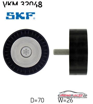 Achat de SKF VKM 32048 GALET COURROIE AUX F pas chères