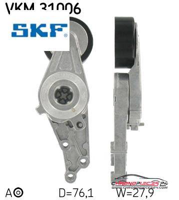 Achat de SKF VKM 31006 GALET ACC AUDI A4 A6 pas chères