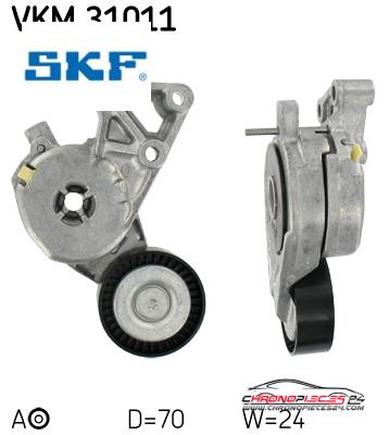 Achat de SKF VKM 31011 GALET COURROIE AUXIL pas chères