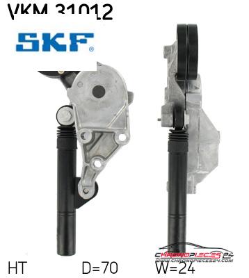 Achat de SKF VKM 31012 GALET COUR AUX pas chères