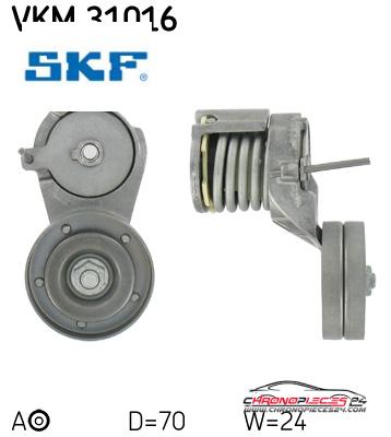 Achat de SKF VKM 31016 GALET COUR AUXIL VW pas chères