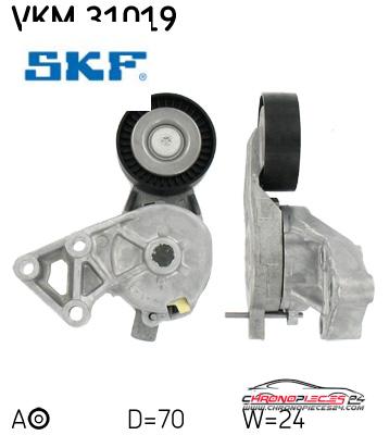 Achat de SKF VKM 31019 GALET COUR AUX VAG pas chères