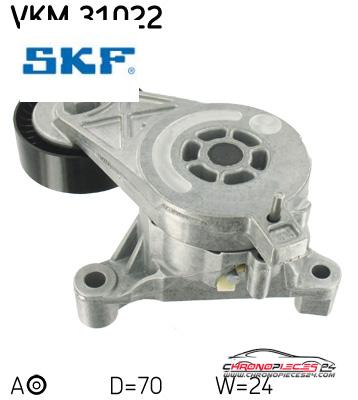 Achat de SKF VKM 31022 GALET COUR AUXIL ALF pas chères