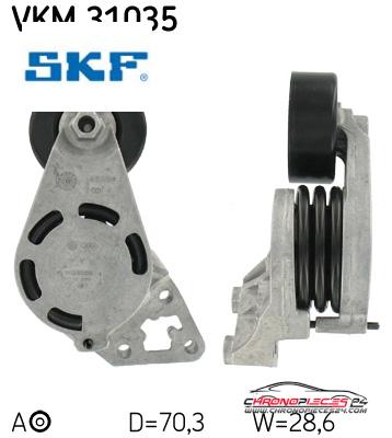 Achat de SKF VKM 31035 GALET COUR AUXIL ALF pas chères