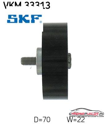 Achat de SKF VKM 33313 GALET COURROIE AUX P pas chères