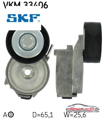 Achat de SKF VKM 33406 GALET COURROIE AUX P pas chères