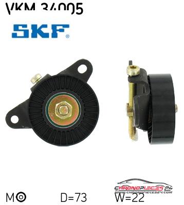 Achat de SKF VKM 34005 GALET COUR ACC PSA pas chères