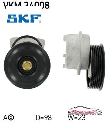 Achat de SKF VKM 34008 GALET COUR AUX FORD pas chères