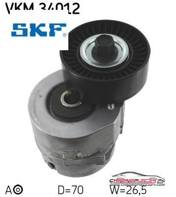 Achat de SKF VKM 34012 GALET TENDEUR D'ACCE pas chères