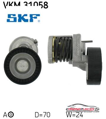 Achat de SKF VKM 31058 GAL CRR AUX AUD,SEA, pas chères