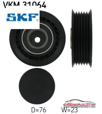 Achat de SKF VKM 31064 GALET COURROIE AUXIL pas chères