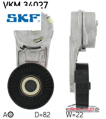 Achat de SKF VKM 34027 GALET COUR AUXIL FIA pas chères