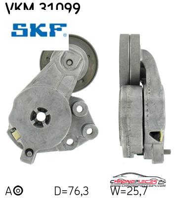 Achat de SKF VKM 31099 GALET COURROIE AUXIL pas chères