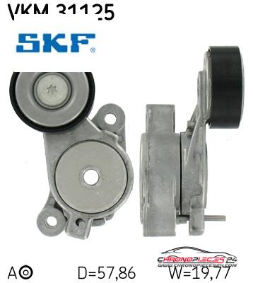 Achat de SKF VKM 31125 GALET COURROIE AUXIL pas chères