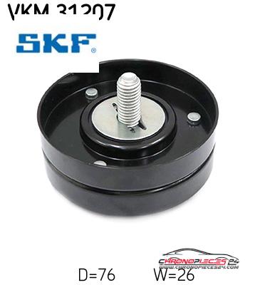 Achat de SKF VKM 31207 GALET AUXIL VW LEO O pas chères