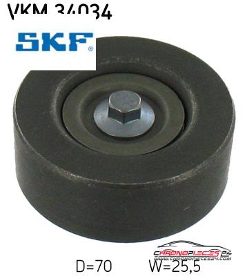 Achat de SKF VKM 34034 GALET COUR AUX FORD pas chères