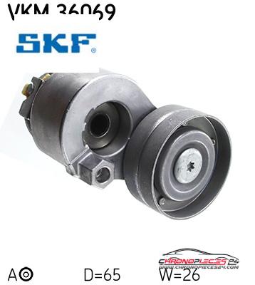 Achat de SKF VKM 36069 GALET COUR AUX OPEL pas chères