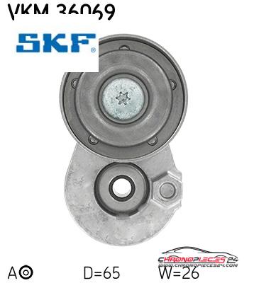 Achat de SKF VKM 36069 GALET COUR AUX OPEL pas chères