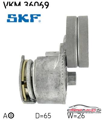 Achat de SKF VKM 36069 GALET COUR AUX OPEL pas chères