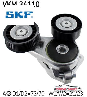 Achat de SKF VKM 34110 GALET COURROIE AUXIL pas chères