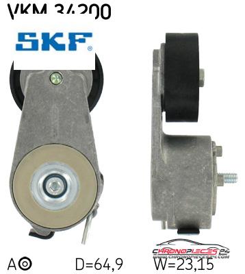 Achat de SKF VKM 34200 GALET COURROIE AUXIL pas chères