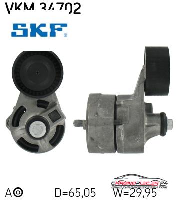 Achat de SKF VKM 34702 GALET COURROIE AUX F pas chères