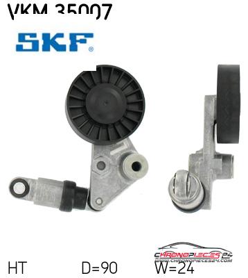 Achat de SKF VKM 35007 GALET COUR AUX OPEL pas chères