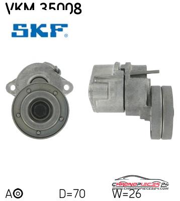 Achat de SKF VKM 35008 GALET COUR AUX OPEL pas chères