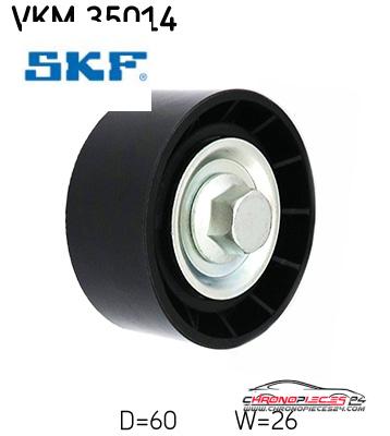 Achat de SKF VKM 35014 GALET ENROULEUR D'AC pas chères