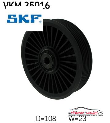 Achat de SKF VKM 35016 GALET COUR AUX OPEL pas chères