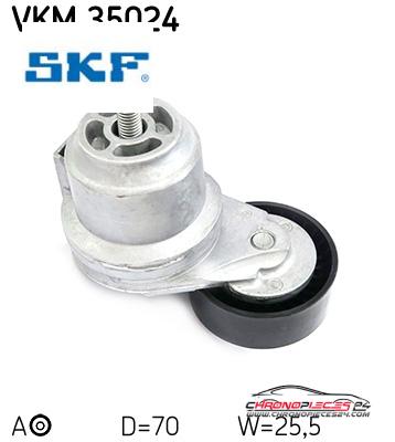 Achat de SKF VKM 35024 GALET COURROIE AUXIL pas chères