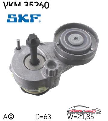 Achat de SKF VKM 35260 GALET COURROIE AUX O pas chères