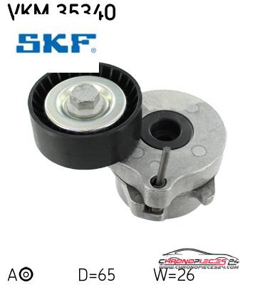 Achat de SKF VKM 35340 GALET COURROIE AUX O pas chères