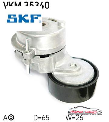 Achat de SKF VKM 35340 GALET COURROIE AUX O pas chères